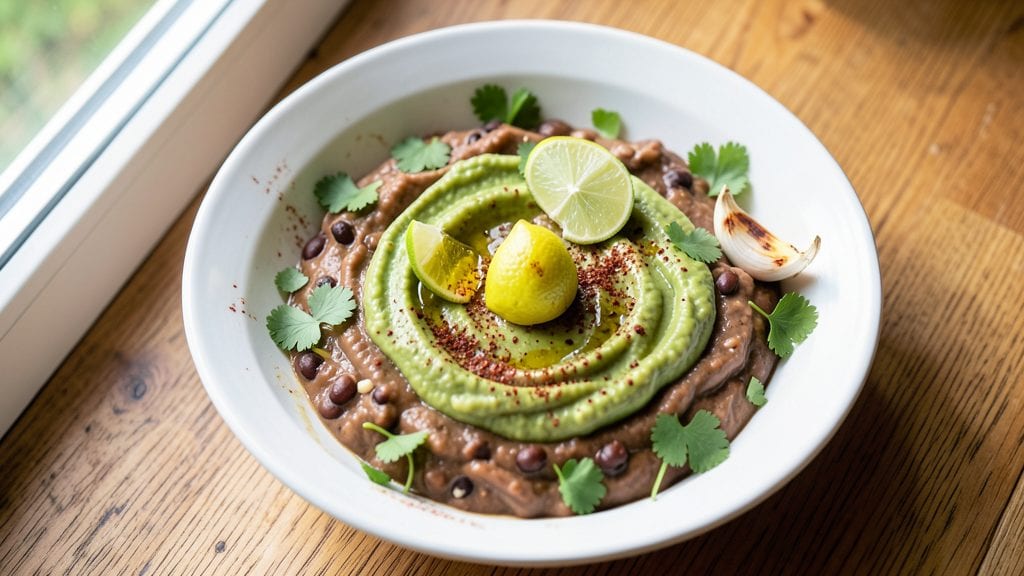 Bean Salsa Dip Recipe: Smoky Avocado Cream With Fresh Cilantro Twist