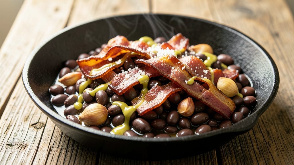 Buckeye Beans Recipe: Smoky Garlic Butter with Crispy Edges