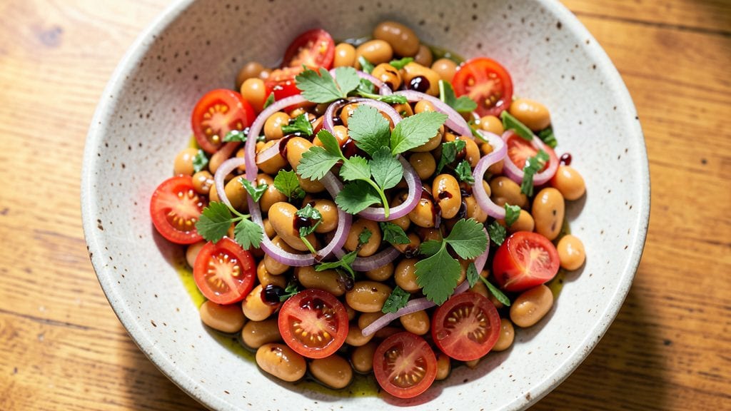 Bush's Greek Dense Bean Salad Recipe: No-Mayo Heartiness With Bold Herbs