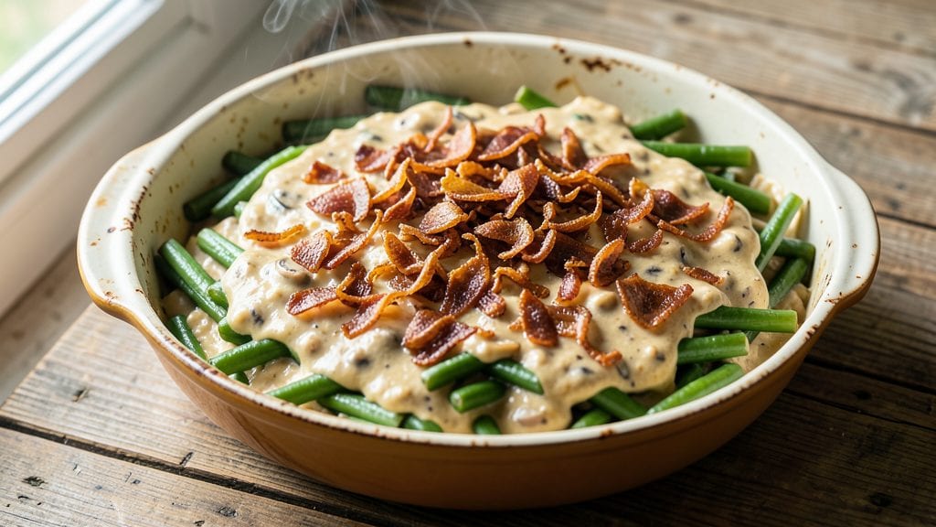 Campbell's Classic Green Bean Casserole Recipe: Crispy Top, Creamy Mushroom Magic