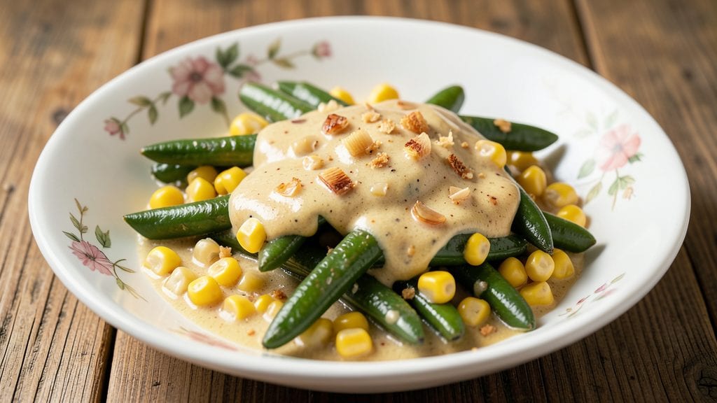 Canned Green Beans and Corn Recipe: One-Pot Creamy Garlic Butter Bliss