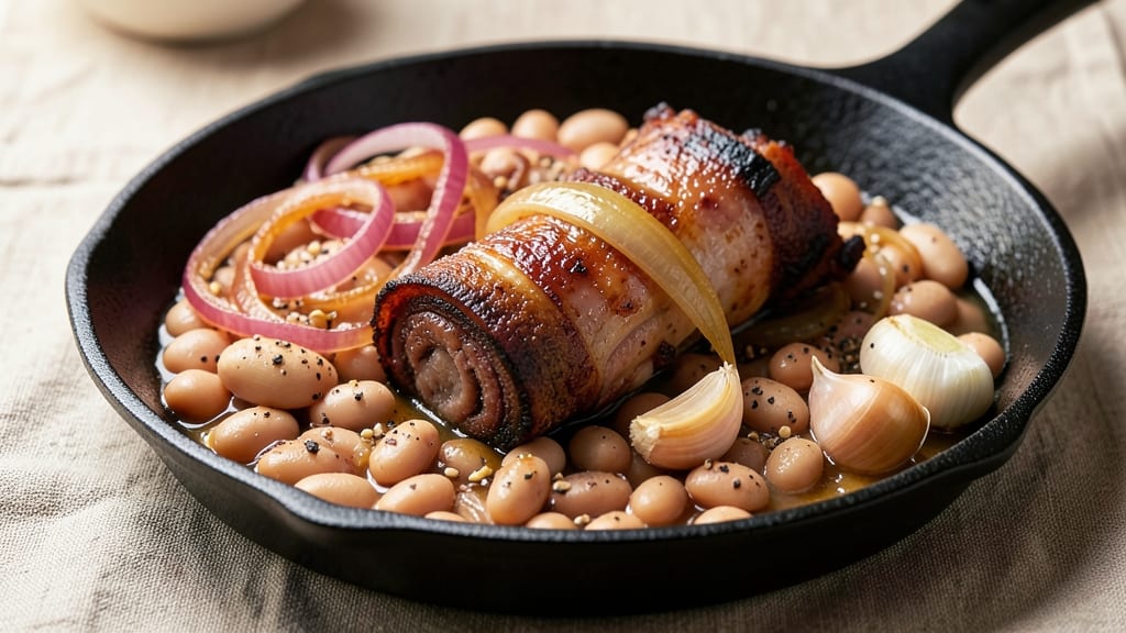 Canned Pinto Beans and Ham Hock Recipe: Smoky-Sweet Collard Collapse in One Pot