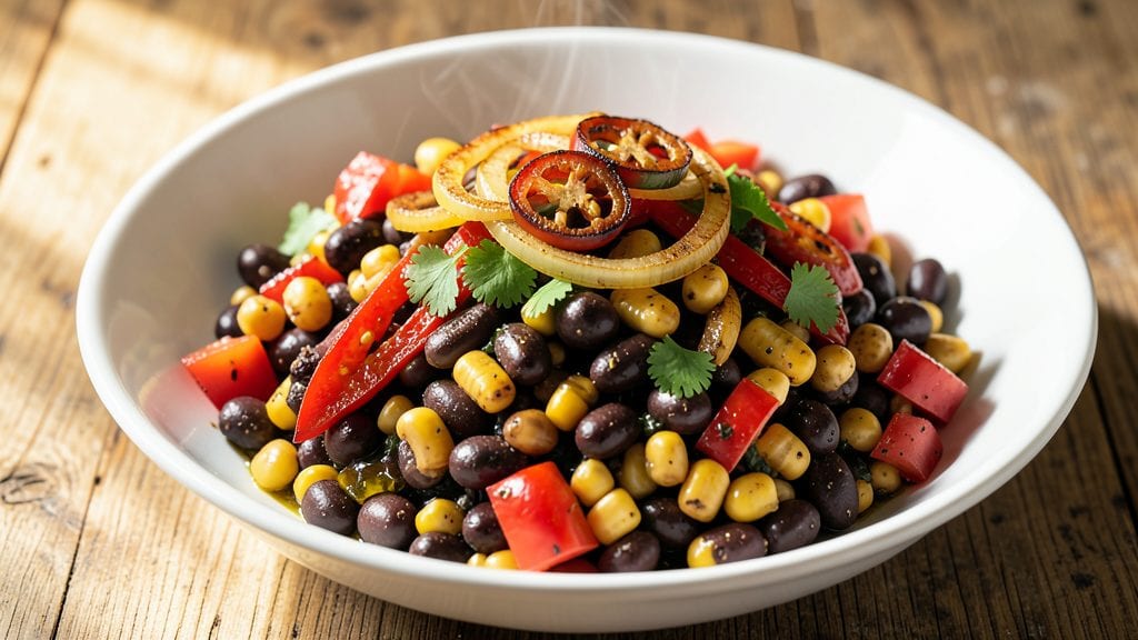 Corn Bean Salsa Recipe: Zesty Roasted Peppers and Corn Fusion