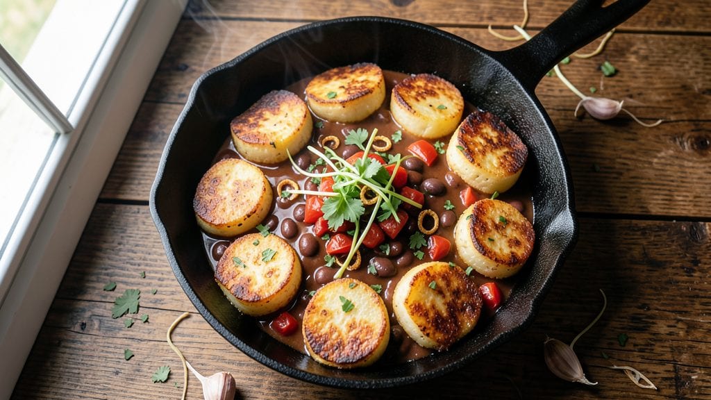 Gordon Ramsay Baked Beans and Potato Cakes Recipe: Crispy Edges, Creamy Centers, One-Pan Magic