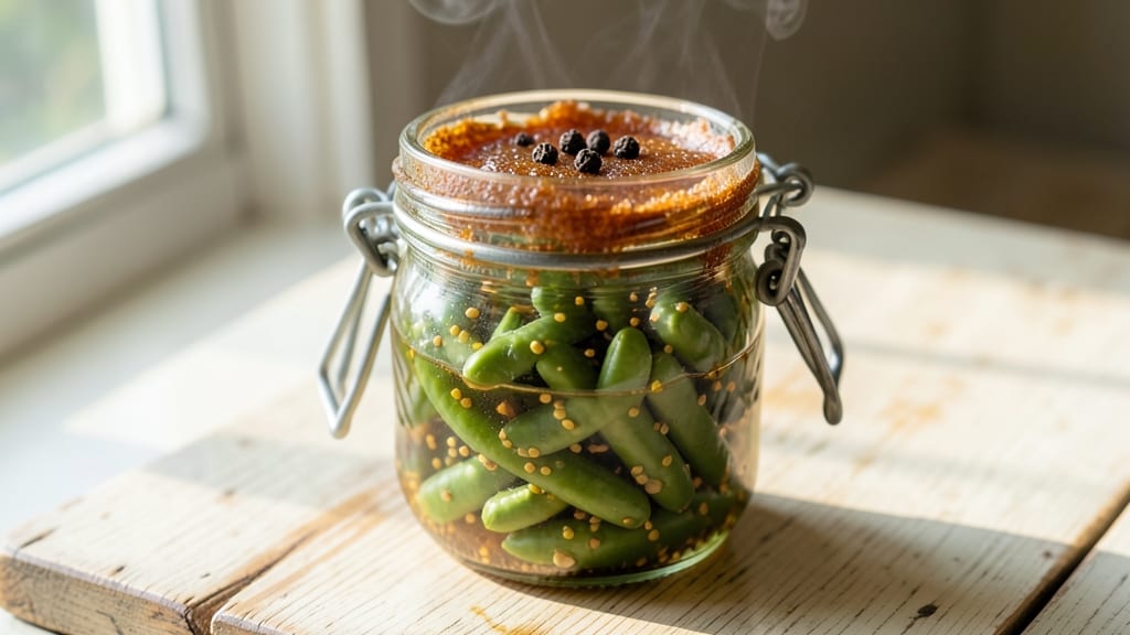 Green Bean Preserves Recipe: Sweet and Tangy Homemade Relish in Jars
