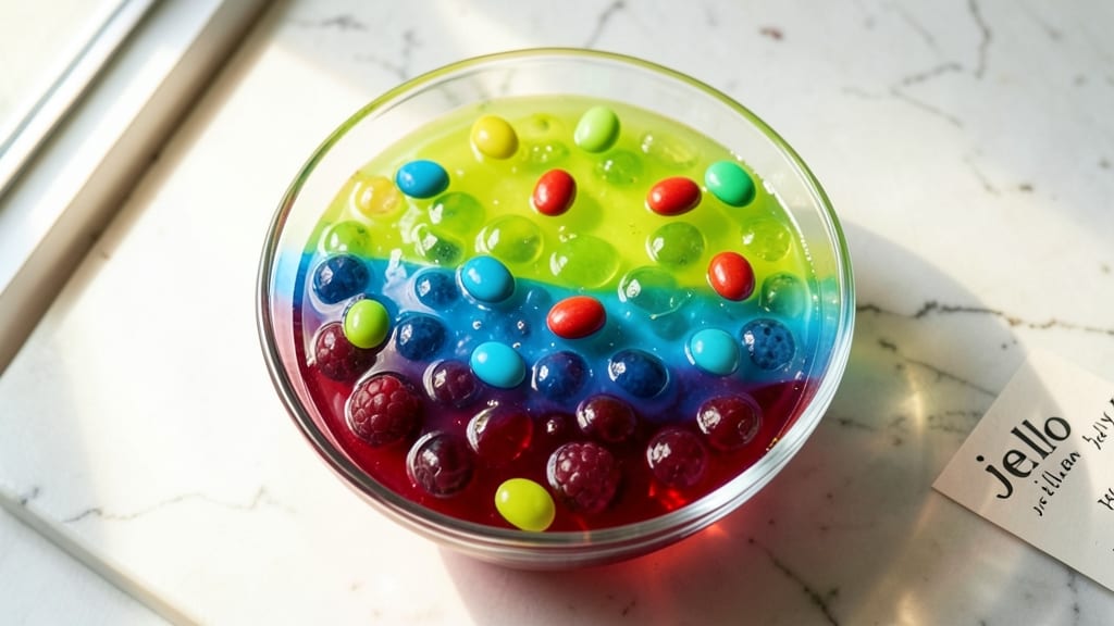 Jello Jelly Bean Recipe: Rainbow Swirl Magic in 5 Minutes