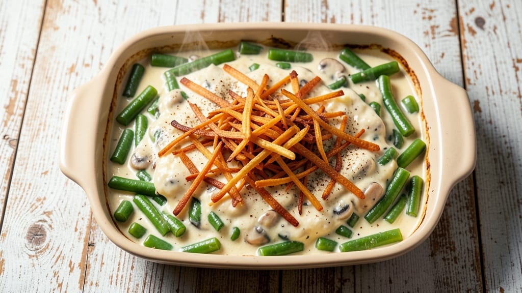 Mccormick Green Bean Casserole Recipe: Crispy Topped Comfort in One Dish